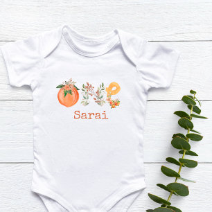 Body Para Bebé Traje de bebé de primer cumpleaños personalizado p