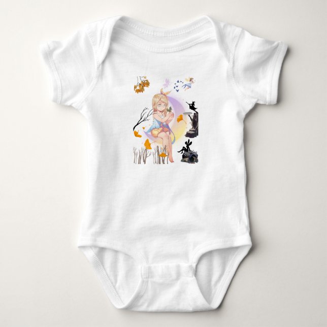 Body Para Bebé Traje de bebé de princesa hada de anime (Anverso)