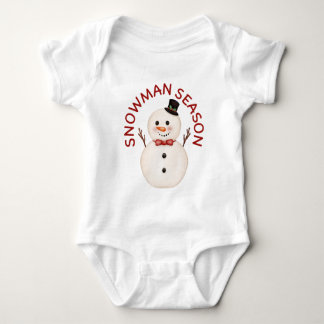 Body Para Bebé Traje de bebé de temporada de muñeco de nieve Kawa