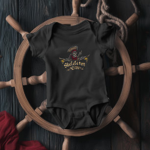 Body Para Bebé Traje de bebé de tripulación de esqueleto personal