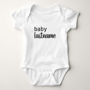 Body Para Bebé Traje de bebé de una pieza PERSONALIZADO de ÚLTI