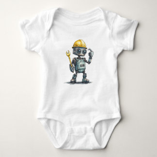 Body Para Bebé Traje de bebé de una pieza Robot Builder Baby Boy