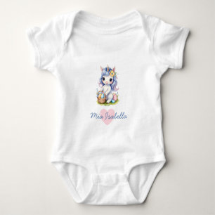 Body Para Bebé Traje de bebé de unicornio de Pascua / primavera l
