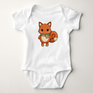 Body Para Bebé Traje de bebé de zorro oxidado — Hermoso animal de