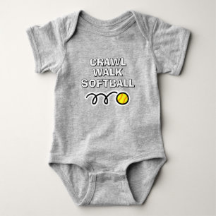 Body Para Bebé Traje de bebé deportivo mono de béisbol suave gate
