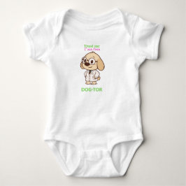 Body Para Bebé Traje de bebé divertido con perro médico lindo