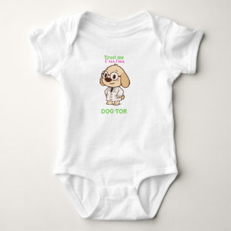 Body Para Bebé Traje de bebé divertido con perro médico lindo