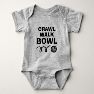 Body Para Bebé Traje de bebé divertido Crawl Walk Bowl para recié