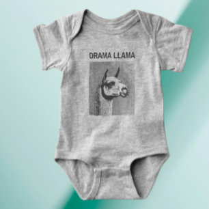 Body Para Bebé Traje de bebé divertido Llama Drama