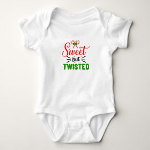 Body Para Bebé Traje de bebé dulce pero retorcido