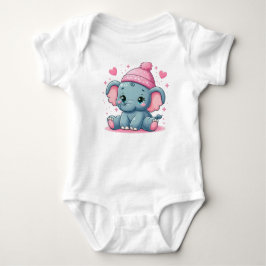 Body Para Bebé Traje de bebé elefante pequeño y lindo