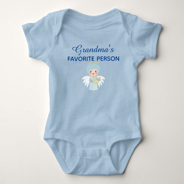 Body Para Bebé Traje de bebé favorito de la abuela (Anverso)