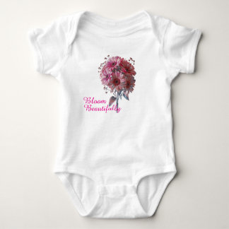 Body Para Bebé Traje de bebé floral Bloom Beautifully