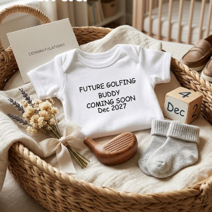 Body Para Bebé Traje de bebé futuro compañero de golf Ropa de beb