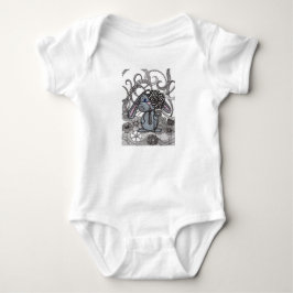 Body Para Bebé Traje de bebé gráfico de conejito Zentangle lindo