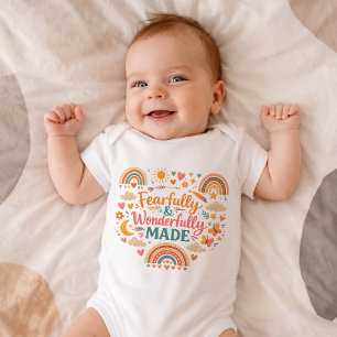 Body Para Bebé Traje de bebé hecho temerosamente y maravillosamen