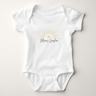 Body Para Bebé Traje de bebé 'Hijo del sol de mamá'.