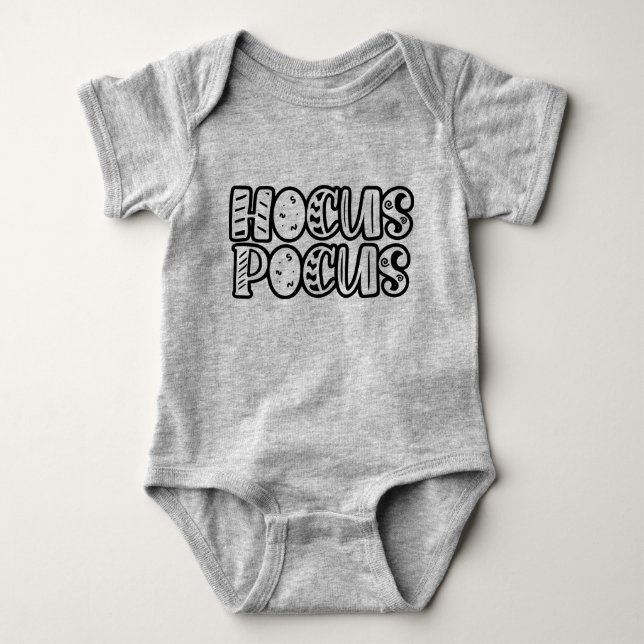 Body Para Bebé Traje de bebé Hocus Pocus - Dulce Magia de Hallowe (Anverso)