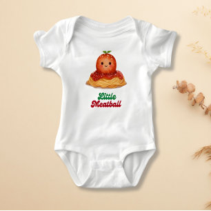 Body Para Bebé Traje de bebé italiano adorable "Albóndiga Pequeña