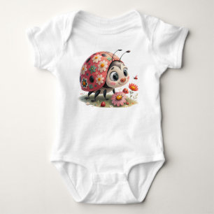 Body Para Bebé Traje de bebé Ladybug linda - Naturaleza dulce I