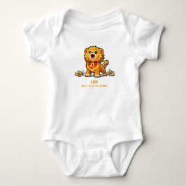 Body Para Bebé Traje de bebé Leo León Zodiaco - Nacido para Brill