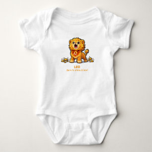 Body Para Bebé Traje de bebé Leo León Zodiaco - Nacido para Brill