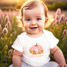 Traje de bebé Little Pumpkin Fall Baby Bodysuit pa