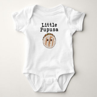 Body Para Bebé Traje de bebé Little Pupusa Cute Comida Salvadoreñ