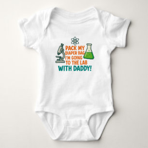 Body Para Bebé Traje de bebé Little Scientist Lab Buddy