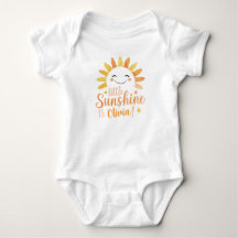 Traje de bebé "Little Sunshine" personalizado