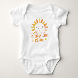 Body Para Bebé Traje de bebé "Little Sunshine" personalizado