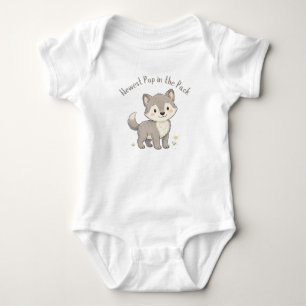 Body Para Bebé Traje de bebé lobo cachorro más nuevo