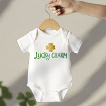 Traje de bebé Lucky Charm St. Patrick’s