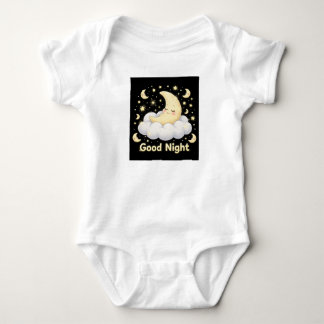 Body Para Bebé Traje de bebé Luna y Estrellas Adorable 