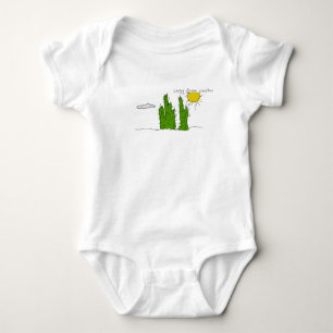 Body Para Bebé Traje de bebé mono de Cactus Verde Afortunado Dood