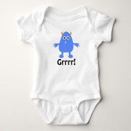 Body Para Bebé Traje de bebé monstruo azul