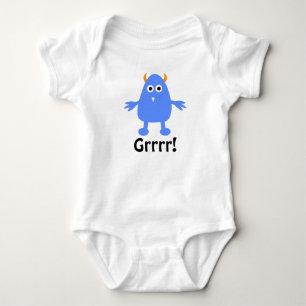 Body Para Bebé Traje de bebé monstruo azul