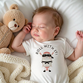 Body Para Bebé Traje de bebé Ninja Sushi, regalo divertido de beb
