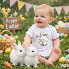 Body Para Bebé Traje de bebé para conejo de Pascua