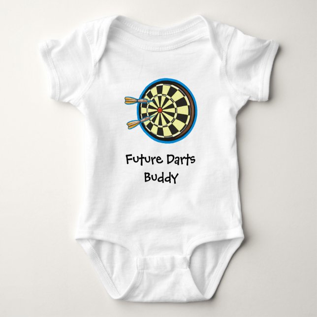 Body Para Bebé Traje de bebé para futuro compañero de dardos (Anverso)