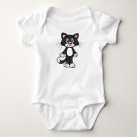 Traje de bebé para gatos de Tuxedo