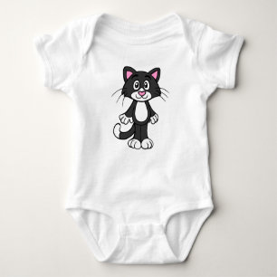 Body Para Bebé Traje de bebé para gatos de Tuxedo