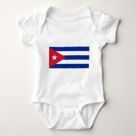 Body Para Bebé Traje de bebé patriótico con bandera Cuba