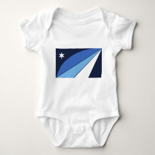 Body Para Bebé Traje de bebé patriótico con bandera de Columbia