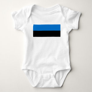 Body Para Bebé Traje de bebé patriótico con bandera de Estonia
