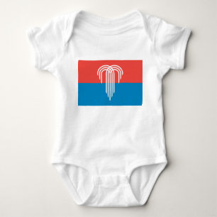 Body Para Bebé Traje de bebé patriótico con bandera de Kansas Cit
