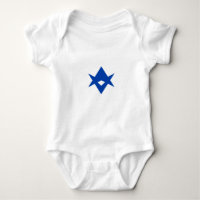 Traje de bebé patriótico con bandera de la ciudad 
