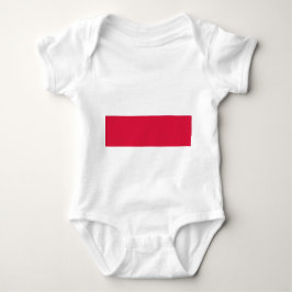 Body Para Bebé Traje de bebé patriótico con bandera de Polonia