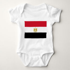 Body Para Bebé Traje de bebé patriótico con bandera Egipto