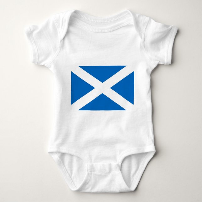 Body Para Bebé Traje de bebé patriótico con bandera Escocia, Rein (Anverso)